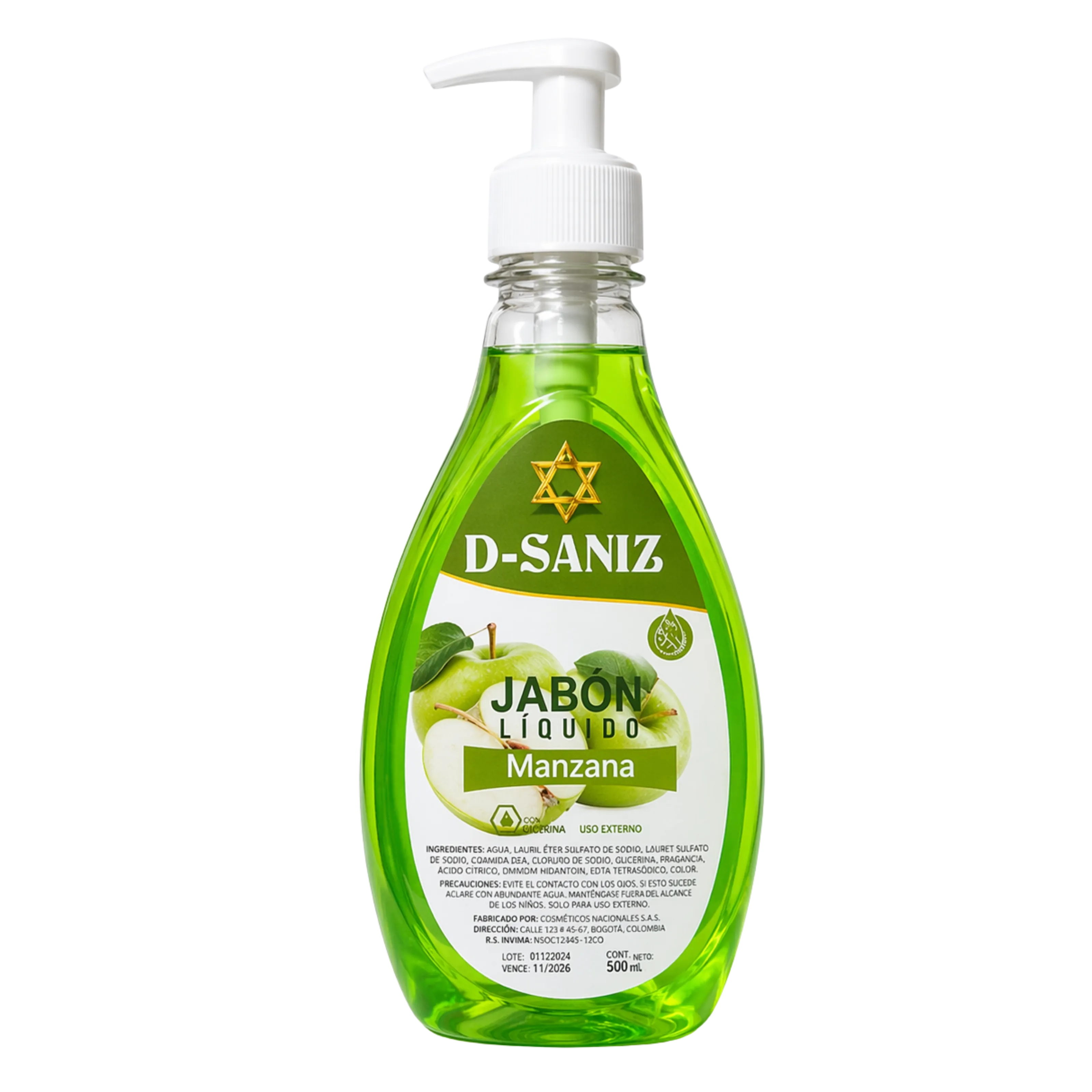 JABÓN LIQUIDO MANZANA