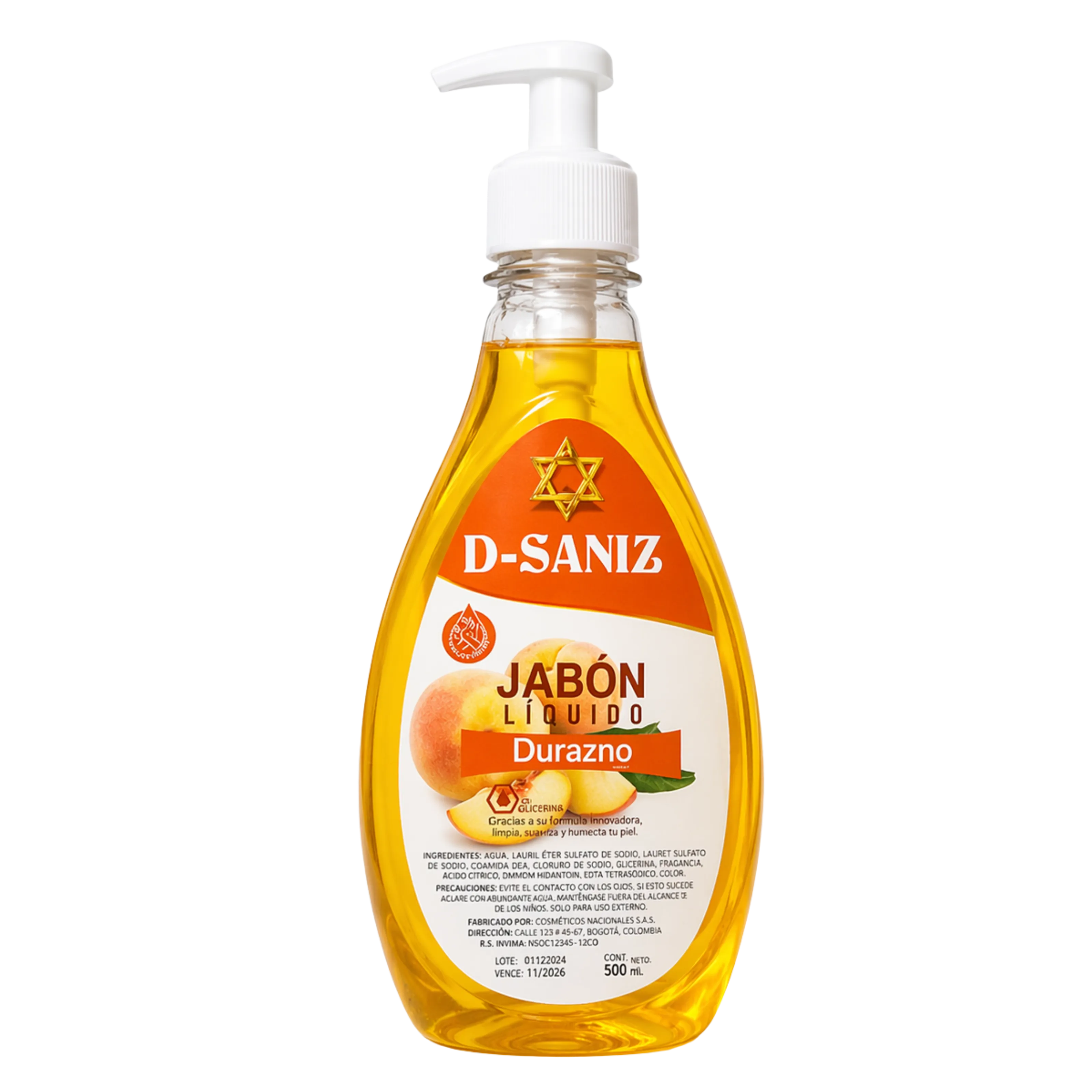 JABÓN LIQUIDO DURAZNO